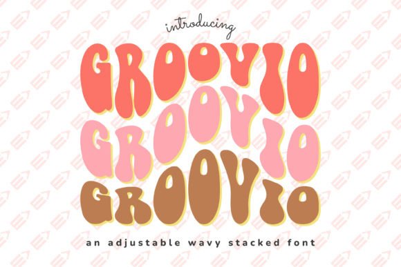 Groovio Display Fonts Font Door WADLEN