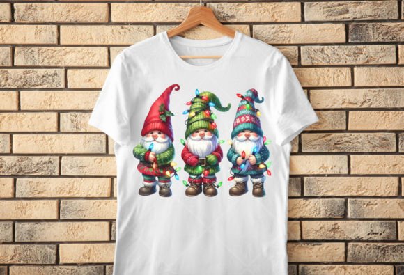 Christmas Gnomes Sublimation, Christmas Gráfico Diseños de Camisetas Por DeeNaenon