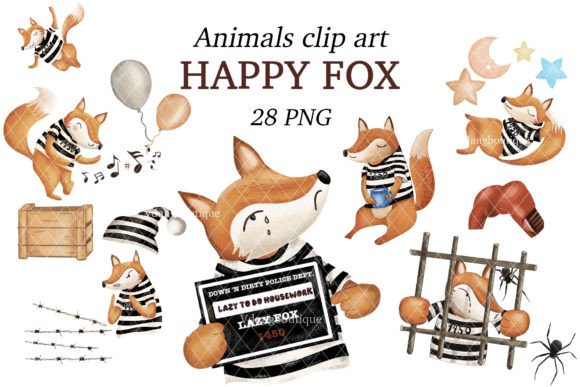 Animals Clipart - Baby Shower Graphic Illustrations By AnnaDigitalStudio