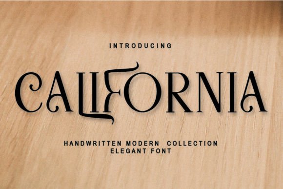 California Script & Handwritten Font By Ts_store