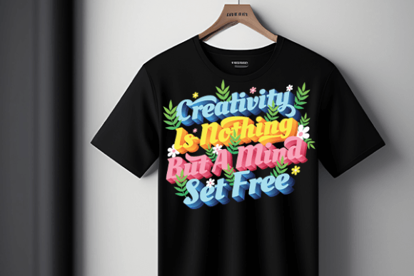 Creativity is Nothing but a Mind Set Fre Graphic T-shirt Designs By kdppodsolutions