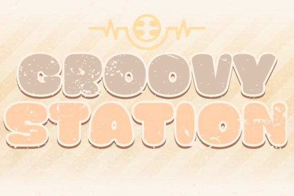 Groovy Station Script & Handwritten Font By charmingbear59.design