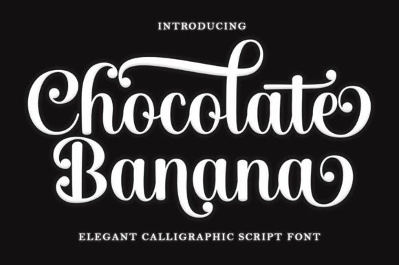 Chocolate Banana Script Fonts Font Door madjack.font