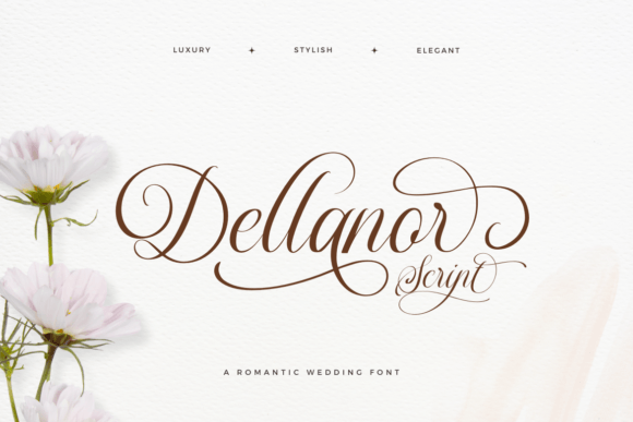 Dellanor Script Script & Handwritten Font By jinanstd