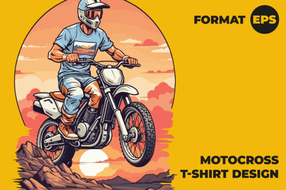 Motocross Grafica Design di T-shirt Di c.gudzik