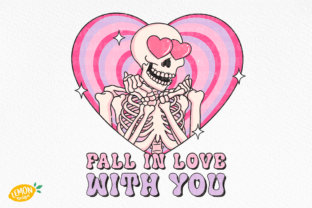 Skeleton Valentine Sublimation Bundle Graphic Crafts By Lemon.design 4