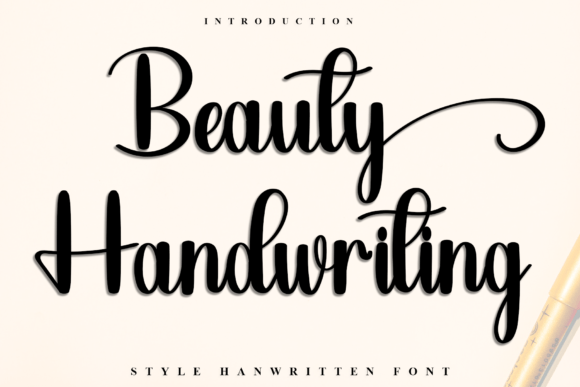 Beauty Handwriting Fuentes Caligráficas Fuente Por Inermedia STUDIO