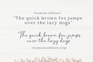 Farmhouse Wildflower Serif Font By Manjalistudio 9