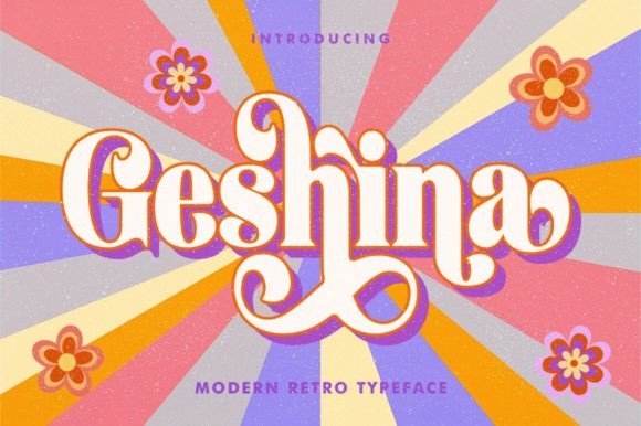 Geshina Serif Font By seniorsstudio