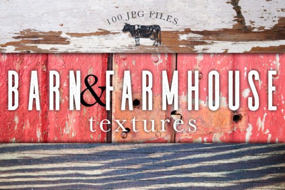 BARN & FARMHOUSE WOOD TEXTURES Graphic Backgrounds By avalonrosedesign