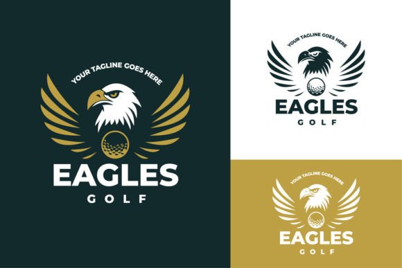 Illustration of Eagles Club Golf Graphic Logos By Key85 Creative