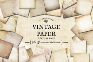 VINTAGE PAPER TEXTURES // EFFERVESCENT Graphic Backgrounds By avalonrosedesign 1
