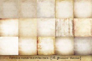 VINTAGE PAPER TEXTURES // EFFERVESCENT Graphic Backgrounds By avalonrosedesign 2