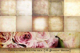 VINTAGE PAPER TEXTURES // EFFERVESCENT Graphic Backgrounds By avalonrosedesign 4