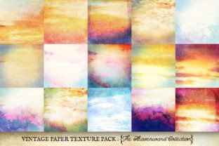 VINTAGE PAPER TEXTURES // HEAVENWARD Graphic Backgrounds By avalonrosedesign 3