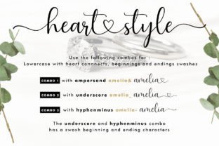 Heart Style Script & Handwritten Font By jimtypestudio 9