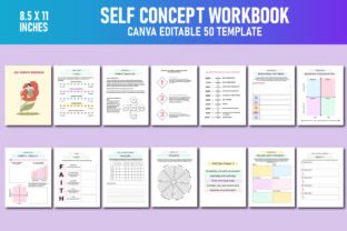 Self Concept Workbook Canva KDP Graphic KDP Interiors By Lavlu Creative Zone 1