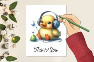 Watercolor Cute Funny Ducks Clipart Graphic Illustrations By Creative Art 3