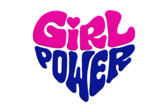 Girl Power Boys & Girls Embroidery Design By EmbDesign
