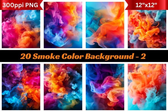 20 Smoke Color Backgrounds 2 Graphic Backgrounds By Artistic Forest