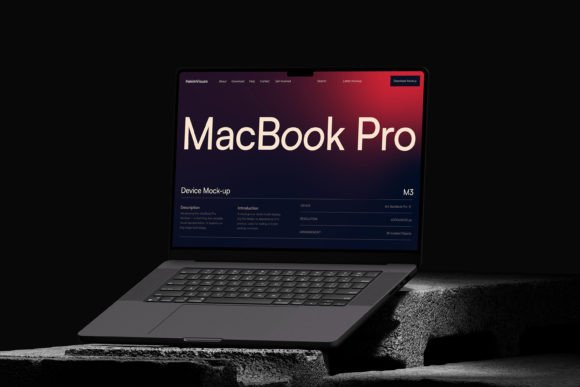 MacBook Pro Laptop Mockup Graphic Product Mockups By Hakim Visuals
