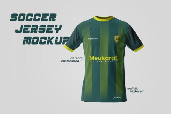 Soccer Jersey Mockup Grafika Niestandardowe Makiety Produktów Przez My Code Std