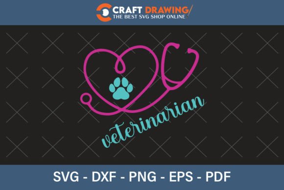 Veterinarian Svg Png Cutting File Graphic T-shirt Designs By Craftdrawing