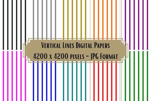 Vertical Lines Digital Papers Grafik Hintegründe Von boy.banana