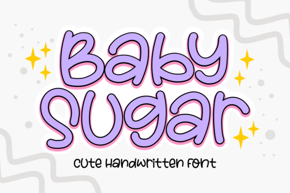 Baby Sugar Display Font By Dreamink (7ntypes)