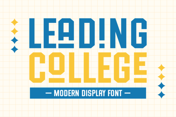 Leading College Display Font By Jasm (7NTypes)