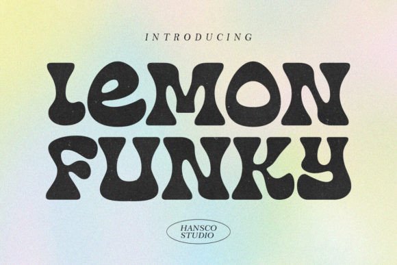 Lemon Funky Serif Font By HansCo