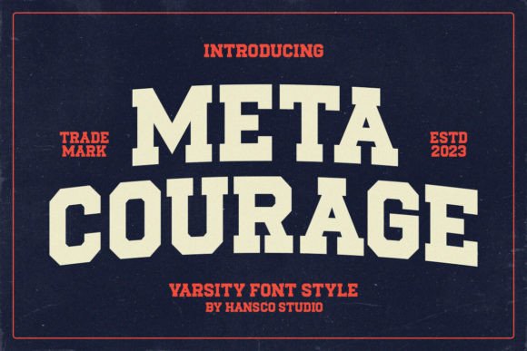 Meta Courage Slab Serif Font By HansCo