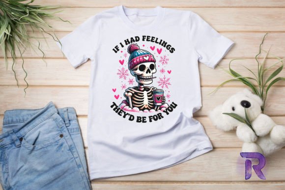 Skeleton Love Feelings PNG Graphic Crafts By Revelin