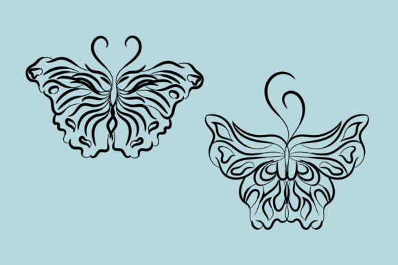 Butterfly Wing Flying Flowers Gráfico SVG 3D Por st