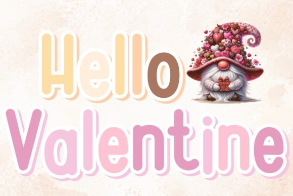 Hello Valentine Fontes Script Fonte Por charmingbear59.design