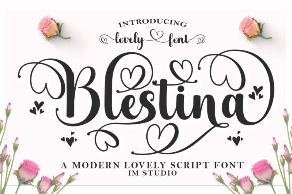 Blestina Script & Handwritten Font By IM Studio