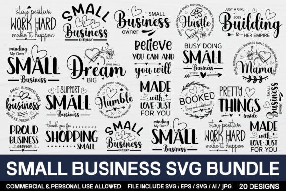 Small Business Svg Bundle Graphic Crafts By GatewayDesign