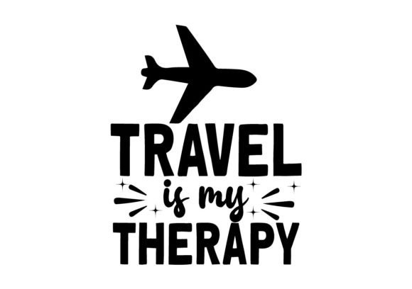 Travel is My Therapy SVG Graphic Crafts By mitu shop