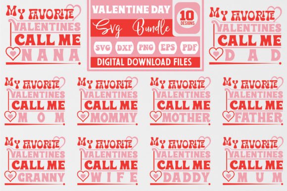 Valentine Day Svg Bundle Vol-1 Gráfico Manualidades Por belysvgbundlefiles
