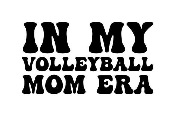 Retro in My Volleyball Mom Era Svg Graphic Crafts By Retro svg shirt