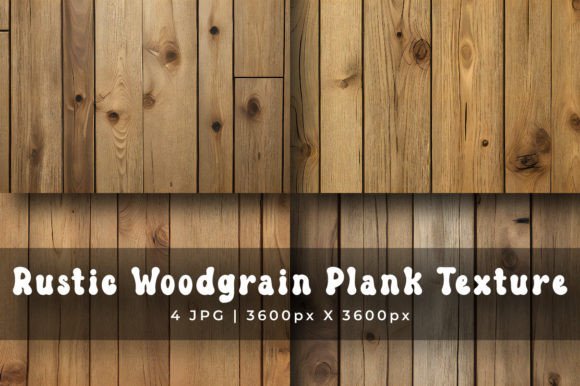 Rustic Woodgrain Plank Textures Grafik Papier Texturen Von srempire