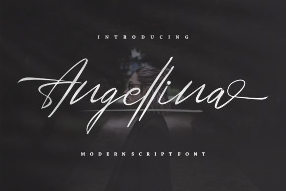 Angellina Script & Handwritten Font By Vunira