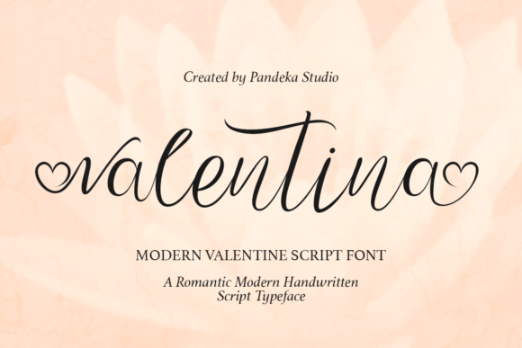 Valentina Script & Handwritten Font By pandekastudio