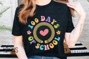 100 Days of School Sublimation Illustration Designs de T-shirts Par DSIGNS 4