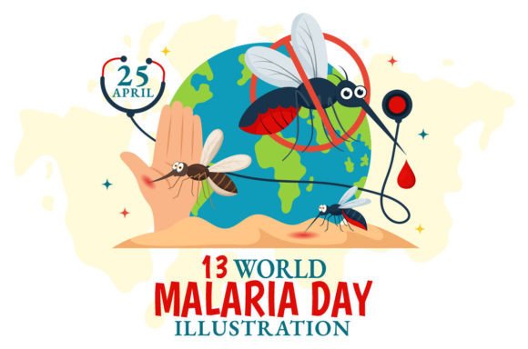13 World Malaria Day Illustration Graphic Illustrations By denayunecf
