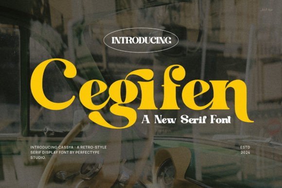Cegifen Serif Font By Perfectype