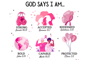 God Says I Am Breast Cancer Survivor Illustration Designs de T-shirts Par Lara' s Designs 1