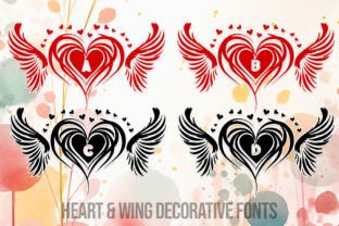 Heart & Wing Polices Décoratives Police Par MOMAT THIRTYONE 1