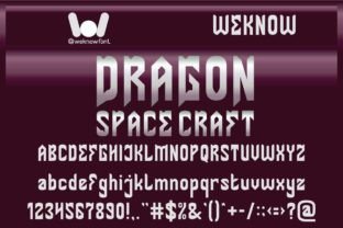 Aeroplane Display Font By weknow 6