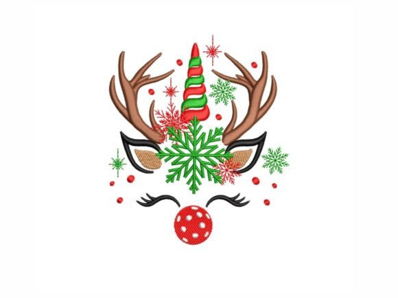 Christmas Reindeer Christmas Embroidery Design By NinoEmbroidery